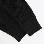 WASHI RAYON SHEER DRIVERS KNIT #BLACK [YK25SS0962S]