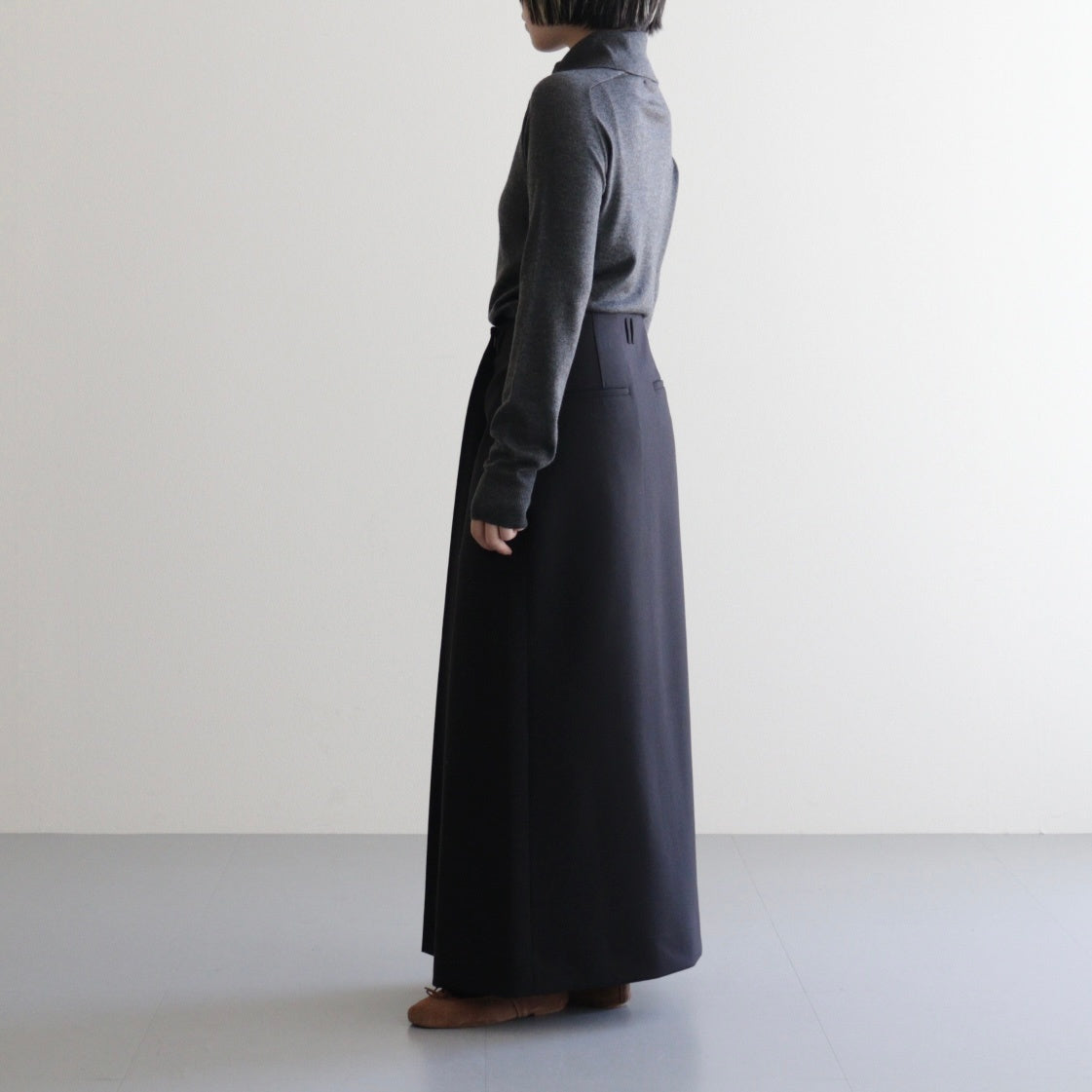 Front Botton Knit #C/GRY [12520535]