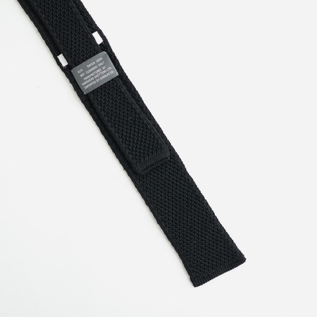 Tourist Knit Tie #BLACK [AOFFAC002]