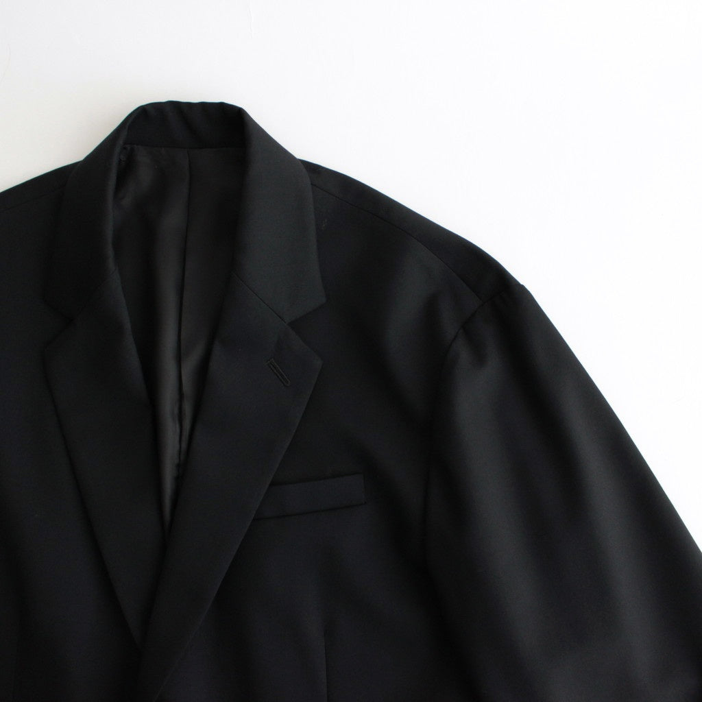 OVERSIZED SINGLE BREASTED JACKET #BLACK [ST.1088]