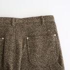HOMESPUN TWEED PAINTER PANTS #BROWN [A25AP03HT]