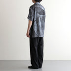 GARMENTDYED COTTON SILK TWILL EASY PANTS #BLACK [YK25SS001007P]