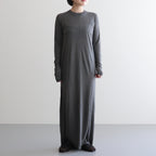 Cotton Cashmere No. Dress #GREY [I25AW-CUT6]