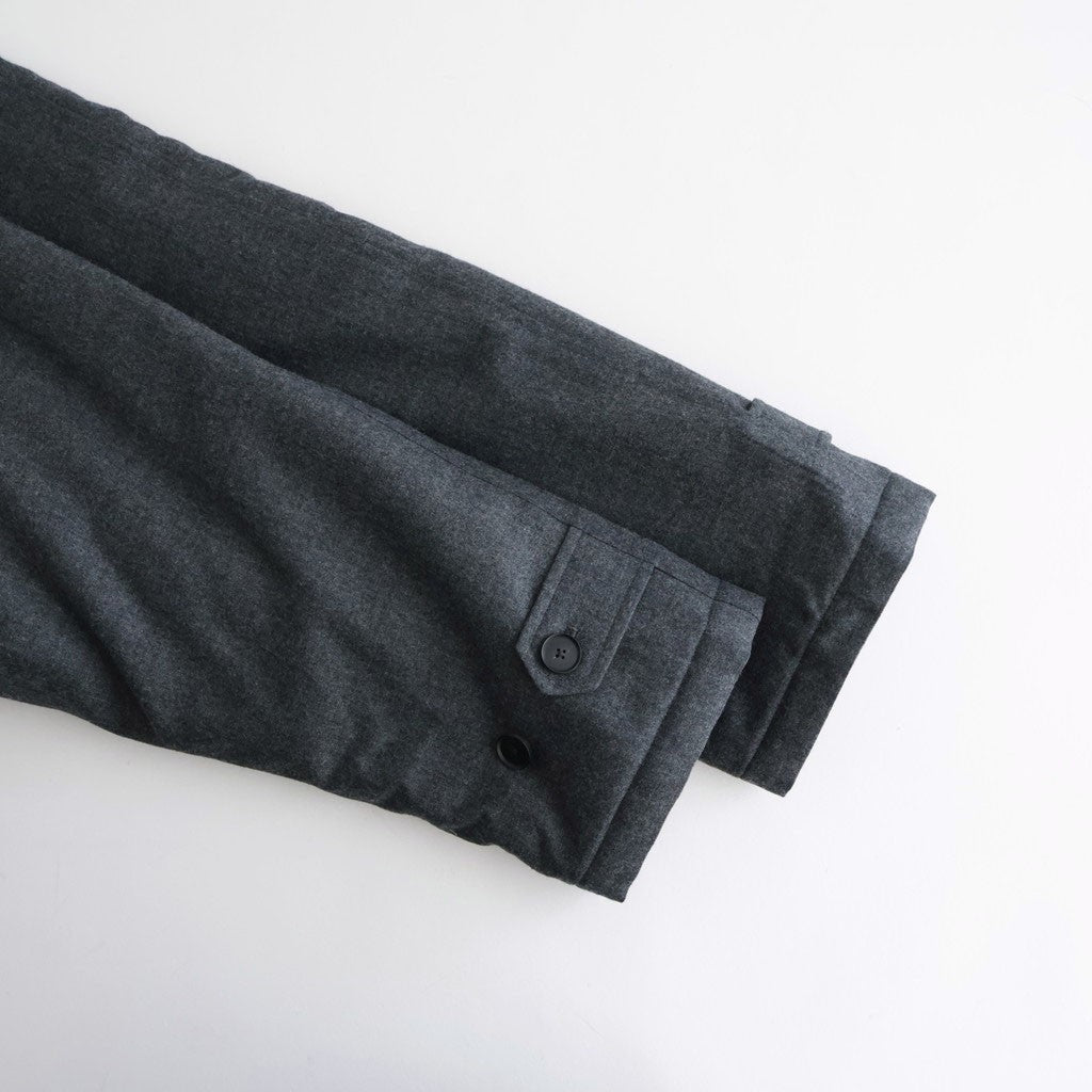 SUPER LIGHT WOOL PADDED COAT #TOP CHARCOAL [A26AC01OS]