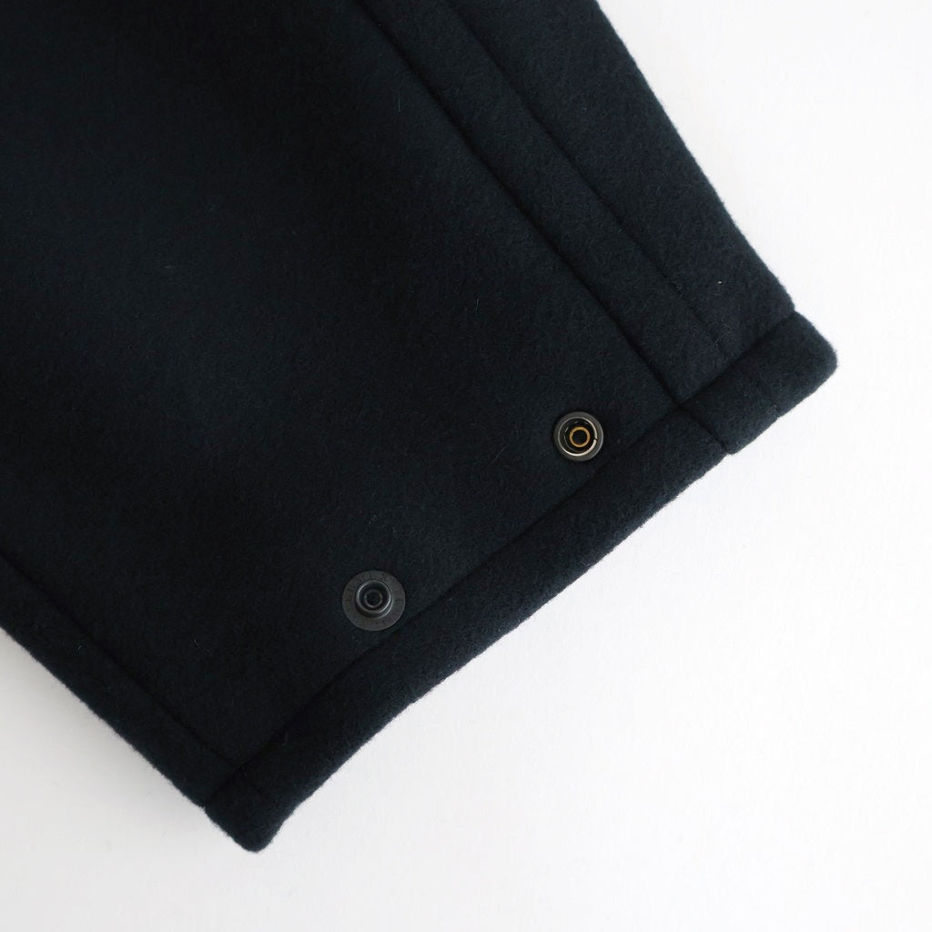 Melton Stand Collar Zip Blouson #BLACK [YK25FW01034B]