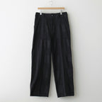 BLOCK-JACQUARD BAKER PANTS #BLACK [YK24SS0615P]