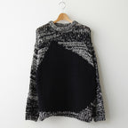 INTARSIA CREWNECK SWEATER #BLACK [YK24SS0678S]