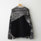 INTARSIA CREWNECK SWEATER #BLACK [YK24SS0678S]
