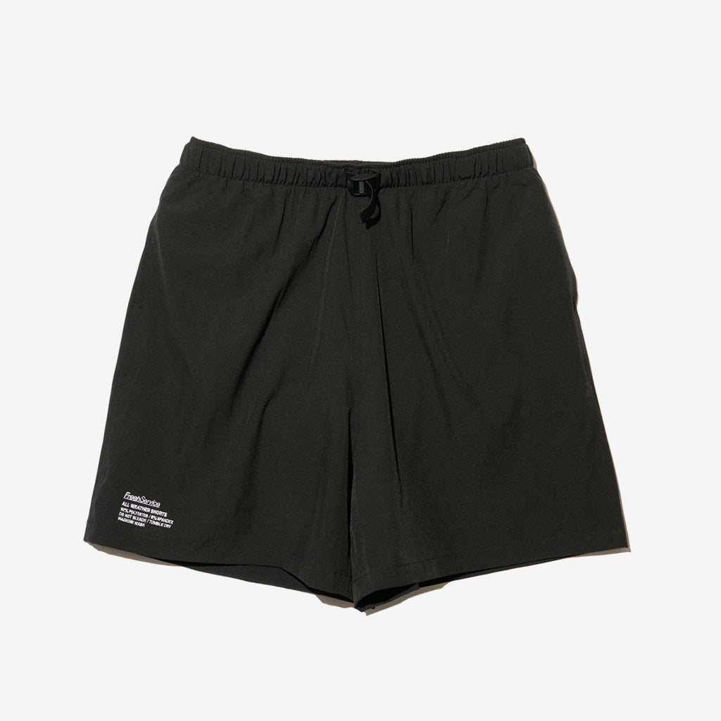 ALL WEATHER SHORTS #BLACK [FSP241-50103B]