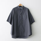 Broad S/S Oversized Regular Collar Shirt #C.GRAY [GM251-50013B]