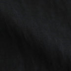 VIS/LI TWILL OVERSIZED OPEN COLLAR SS SHIRT #BLACK [ST.1154]