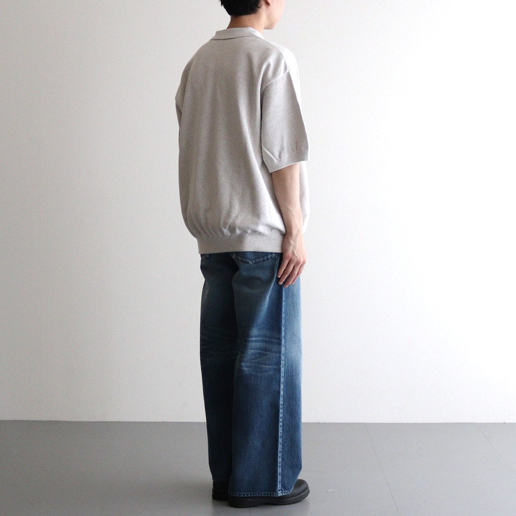 Moss Stitch Polo #Oatmeal [2501-011]