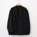 LI/NY POPLIN SINGLE BREASTED JACKET #BLACK [ST.1115]