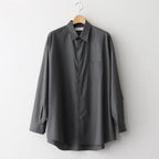 Broad L/S Oversized Regular Collar Shirt #C.GRAY [GM253-50001B]