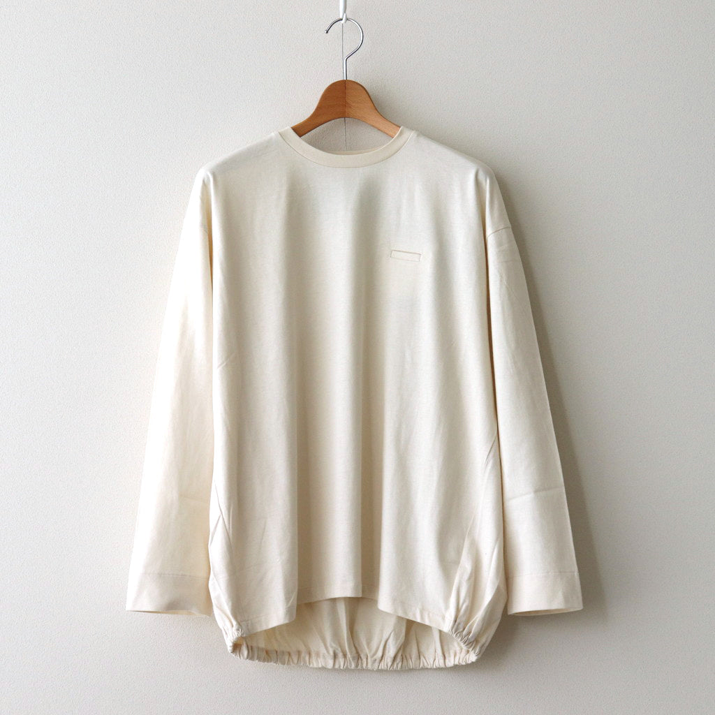 Balloon long sleeve T-shirt #IVORY [D224-T1117]