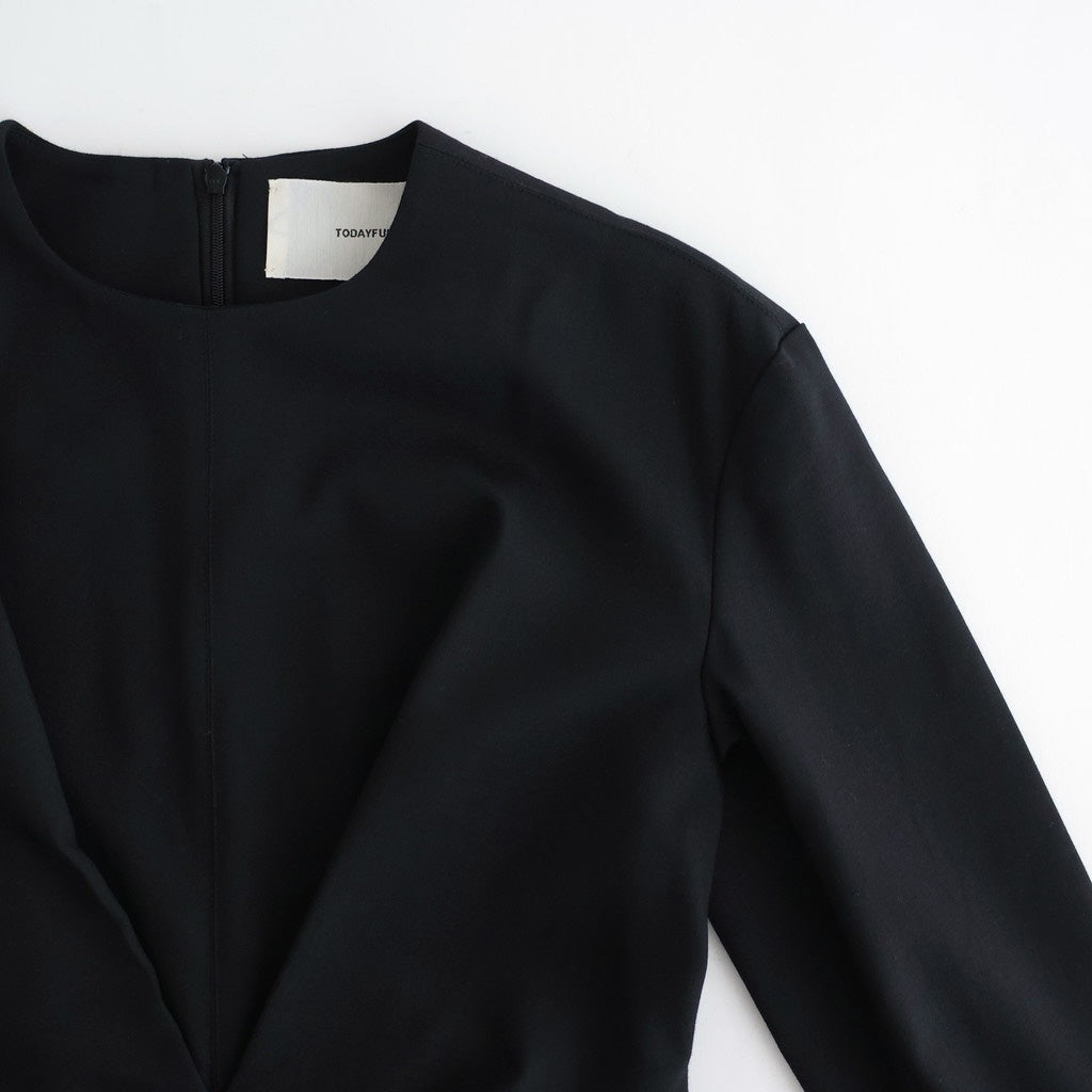 Waisttuck Pencil Dress #BLK [12520311] - ciacura 三重県四日市市の