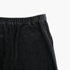 Soft Knit Corduroy Wide Tapered Chef Pants #BLACK [GM263-40112B]