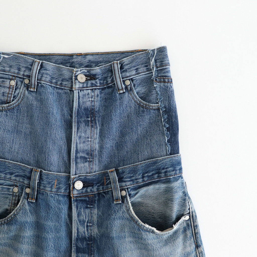 W WAIST DENIM PT #SIZE:1 B [Q25A-T018]