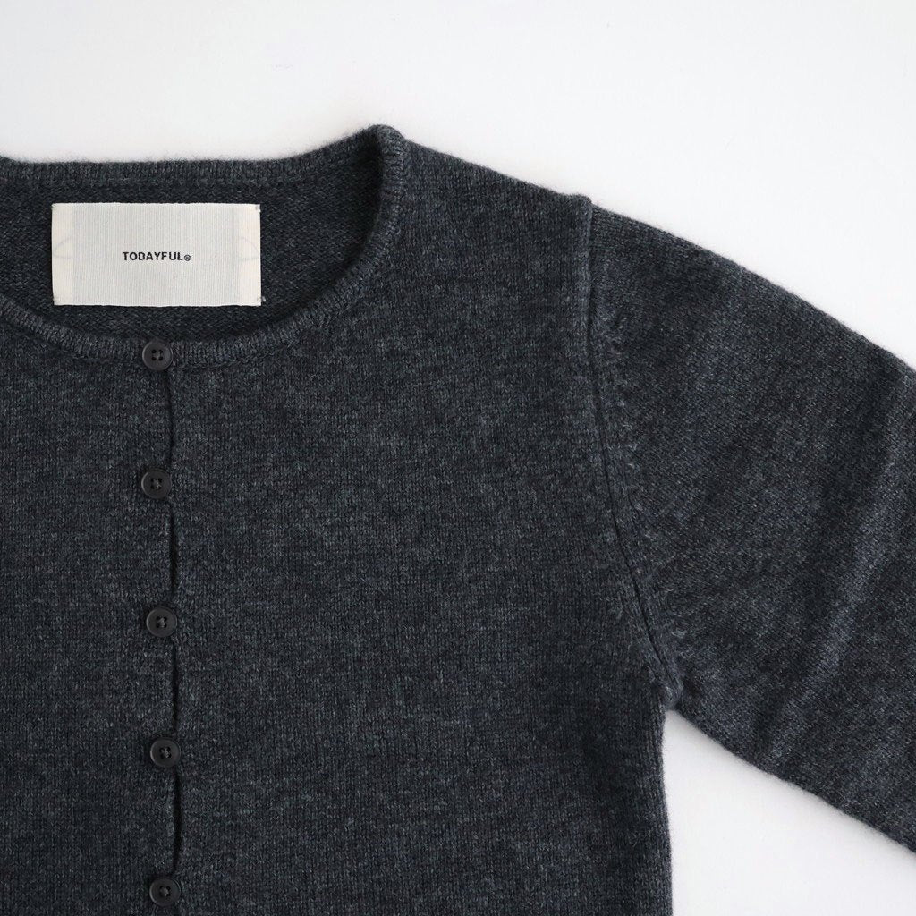 Cashmere Compact Cardigan #C/GRY [12620513]