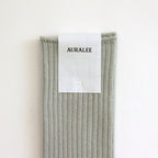GIZA HIGH GAUGE SOCKS #PALE GREEN [A00S02SX-W]