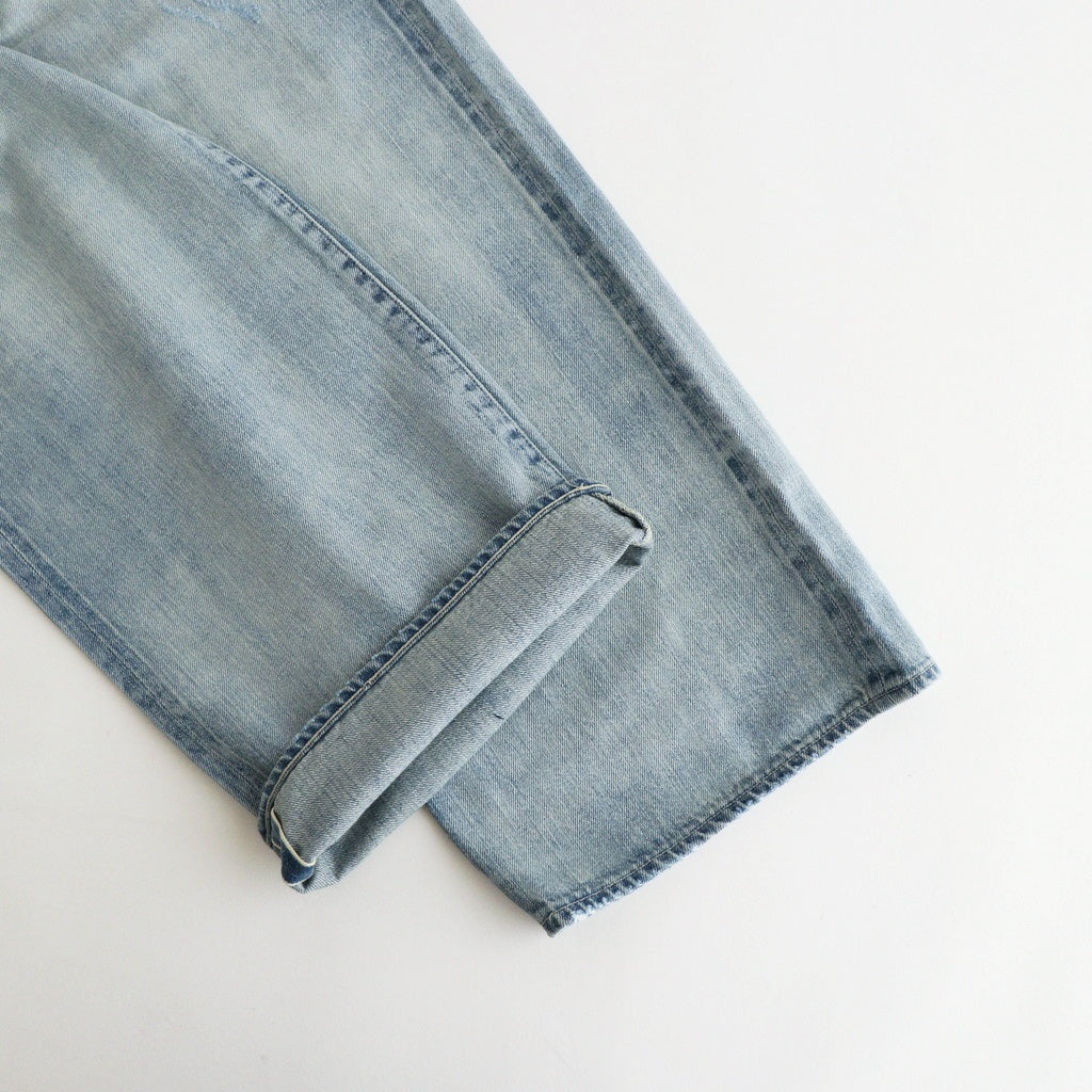 FADED SELVEDGE LIGHT DENIM PANTS #LIGHT INDIGO [A26SP05DE