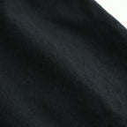 綿キャンバス 多素材MIX 製品加工 パンツ #BLACK [HQ-P024-051]