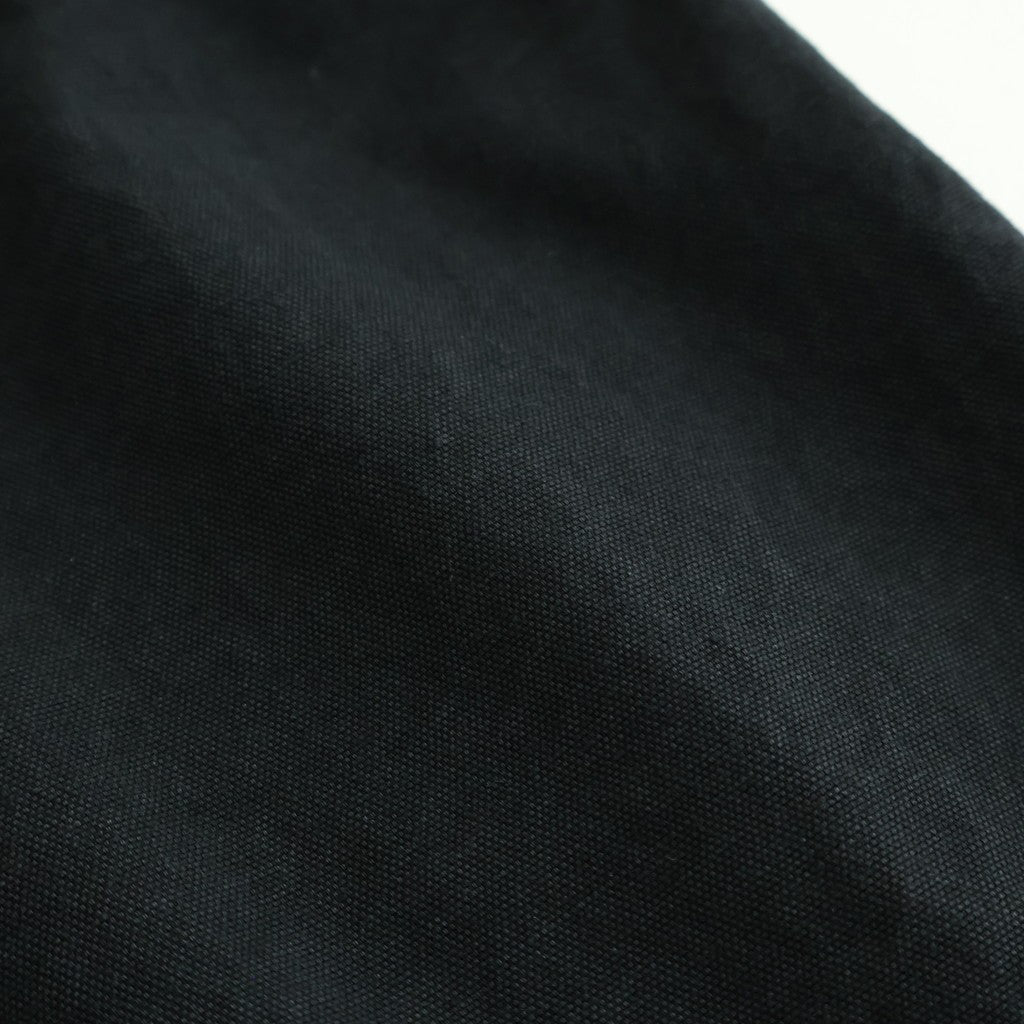 綿キャンバス 多素材MIX 製品加工 パンツ #BLACK [HQ-P024-051]