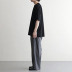 SUVIN 60/2 OVERSIZED T-SHIRT #BLACK [KKAGLM0015]