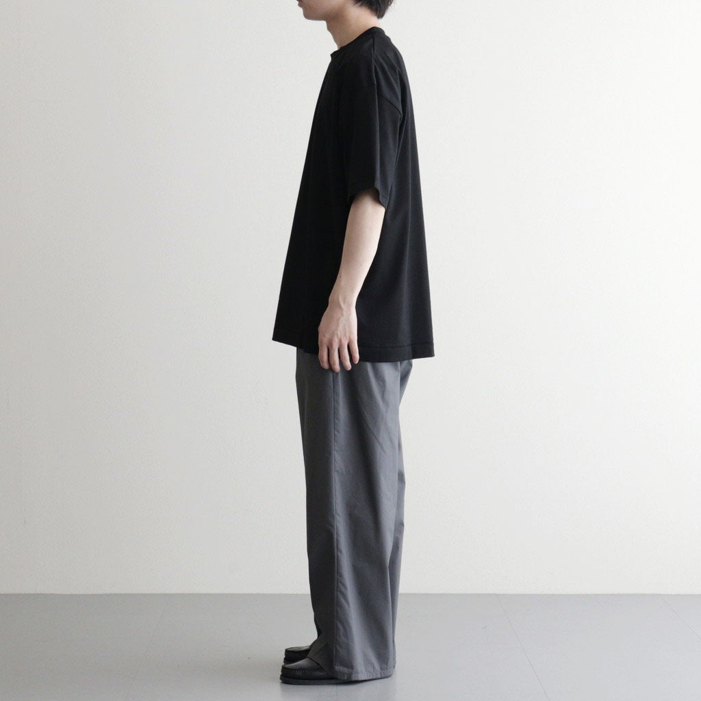 SUVIN 60/2 OVERSIZED T-SHIRT #BLACK [KKAGLM0015]