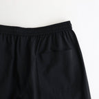 TRAVEL NYLON WIDE EASY SHORTS #BLACK [PRAGGM0200]
