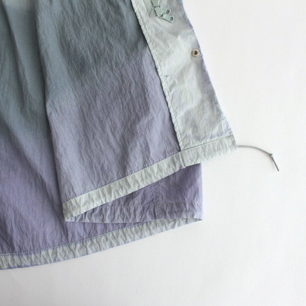 SPRAY PRINTED NYLON SNOWPARKA #MIST GREEN [YK23SS0462C]