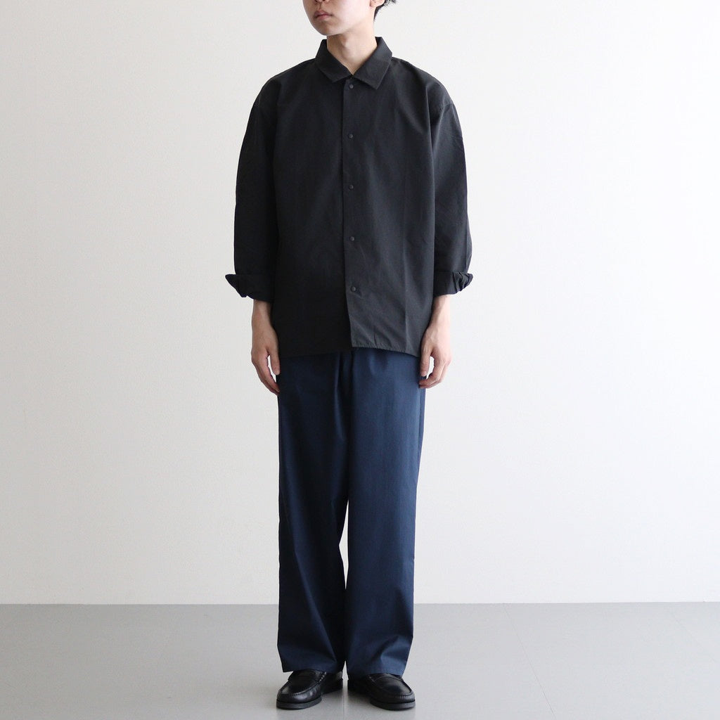 clubhaus ネイビー パンツ ロゴ刺しゅうコンバーチブルストレッチナイロン2wayパンツ(100~160cm