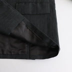 OVERSIZED DOUBLE BREASTED JACKET #CHARCOAL [ST.642]