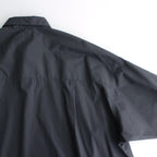 Broad S/S Oversized Regular Collar Shirt #C.GRAY [GM251-50013B]