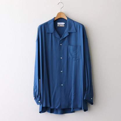 SIDOGRAS Twill Viscose Oversized Sleeping Shirt #BLUE [GM244-50014B]