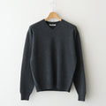 LIGHT CASHMERE KNIT V-NECK P/O #CHARCOAL [A25AV06CJ]