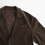 VINTAGE CORDUROY SINGLE BREASTED JACKET #BROWN [ST.1580]