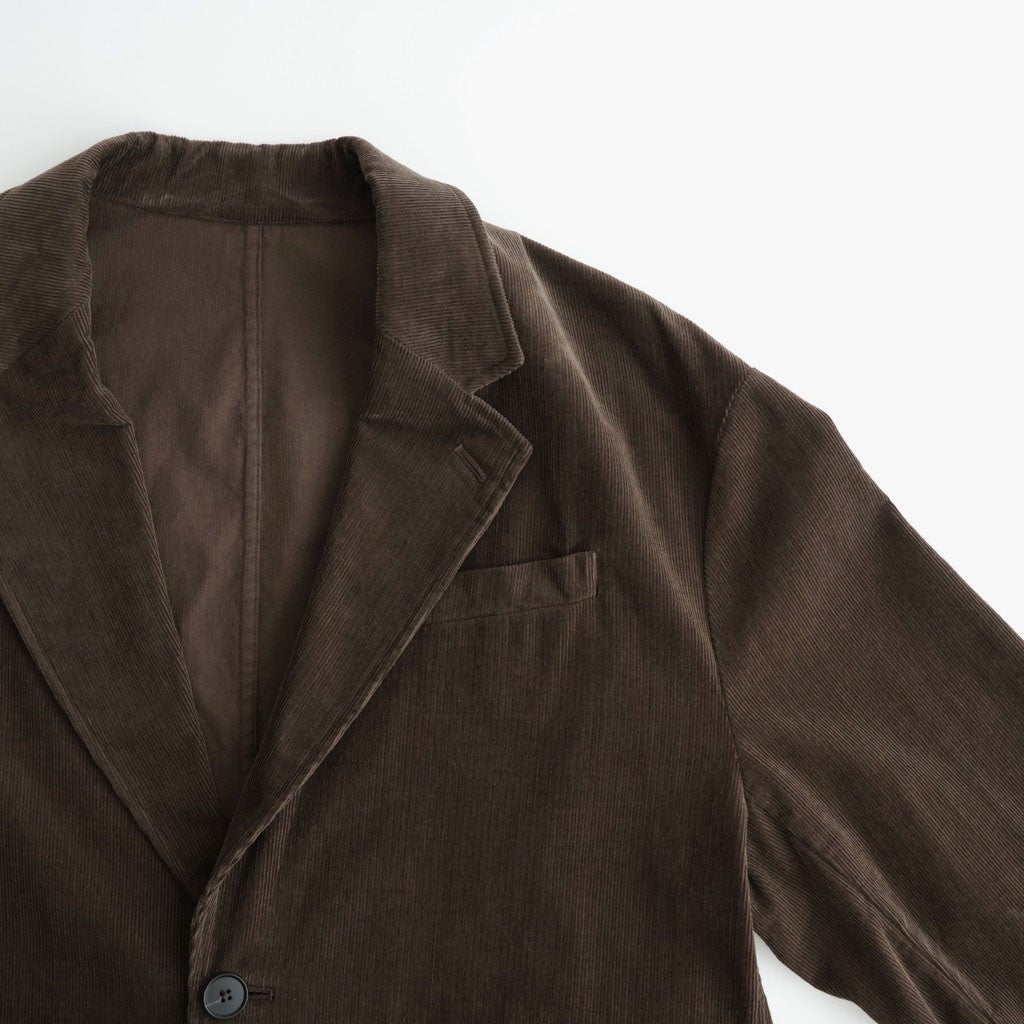 VINTAGE CORDUROY SINGLE BREASTED JACKET #BROWN [ST.1580]