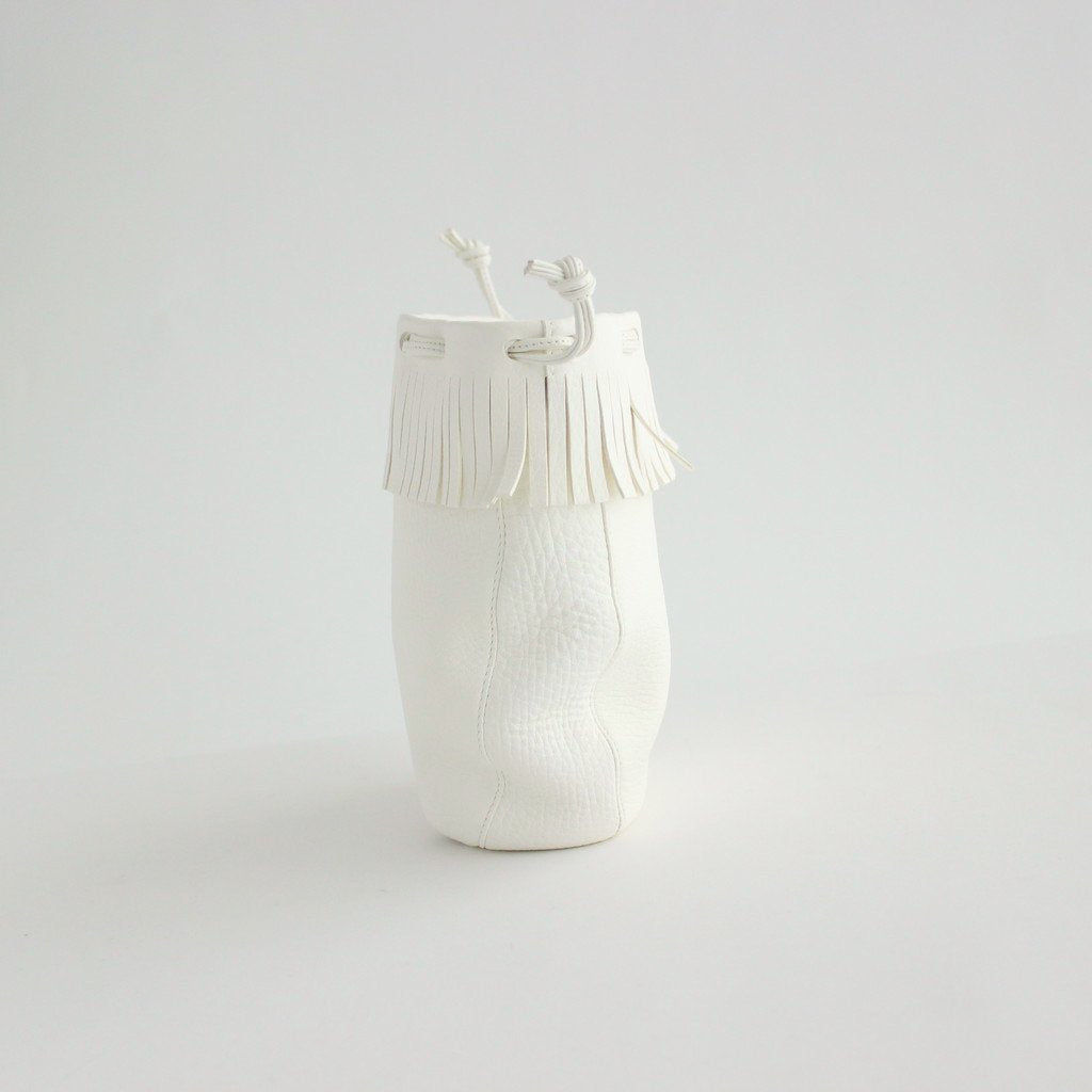 FRINGE SHOULDER POUCH：S #WHITE [DA67]