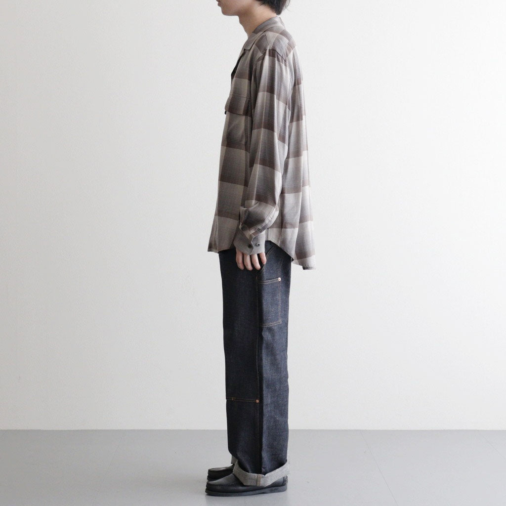 MODERN DENIM PANTS PAINTER #RIGID INDIGO [MODERN005]