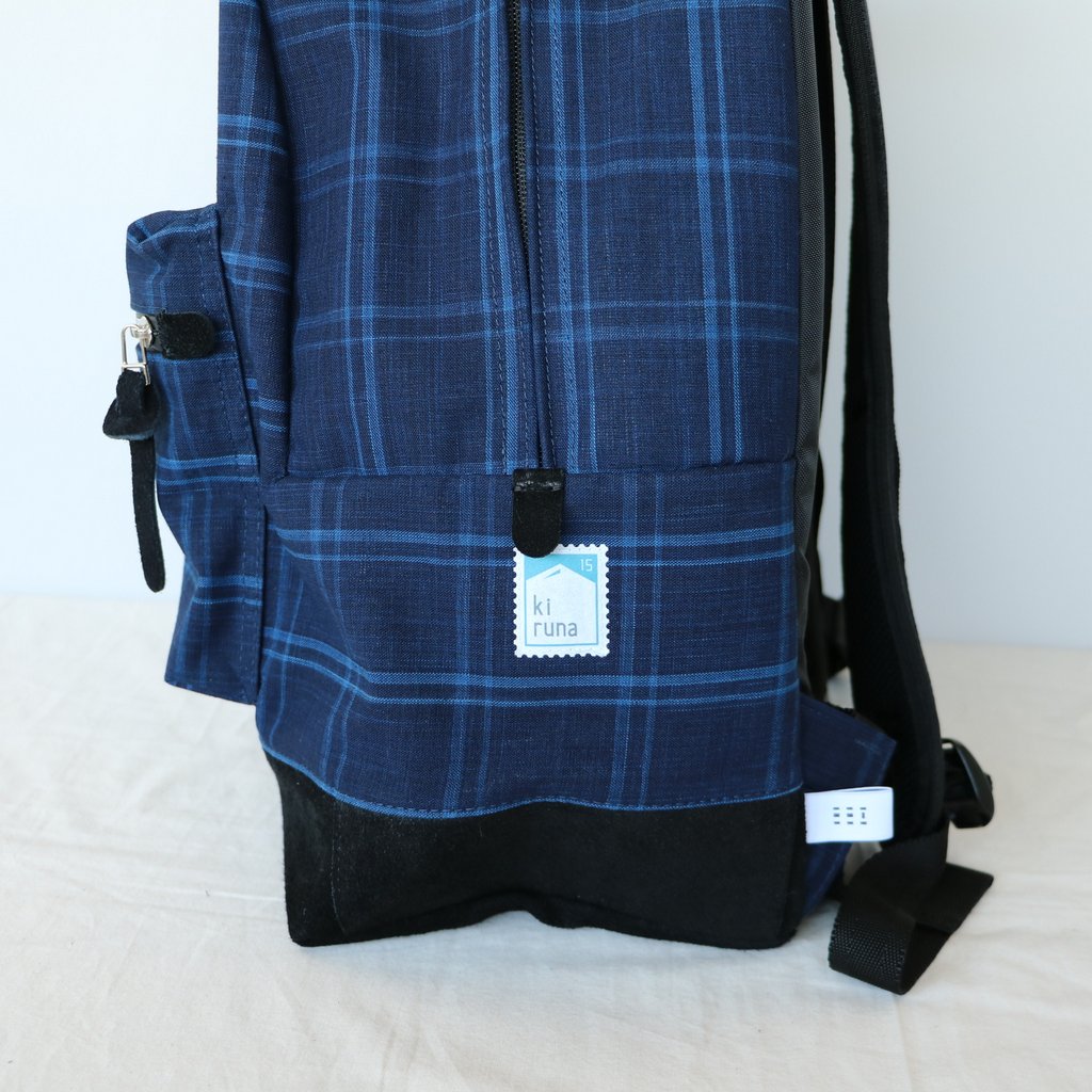 松阪木綿 格子 DAYPACK MOD S #NAVY CHECK