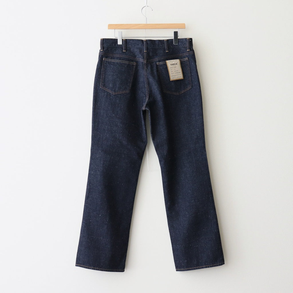 DENIM PANTS FLARE #indigo [23-BR]