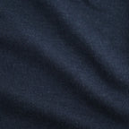 SILK BLENDED CIRCULAR RIB CREW&POLO LAYERED PULLOVER #NAVY [KRAGLA0105]