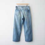 SELVEDGE FADED HEAVY DENIM WIDE PANTS #FADED INDIGO [A26AP02DH]