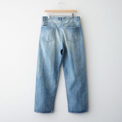 SELVEDGE FADED HEAVY DENIM WIDE PANTS #FADED INDIGO [A26AP02DH]