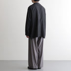Wool Washer Tropical 2pleated Easy Trousers #GRAY [YK26SS01173P]