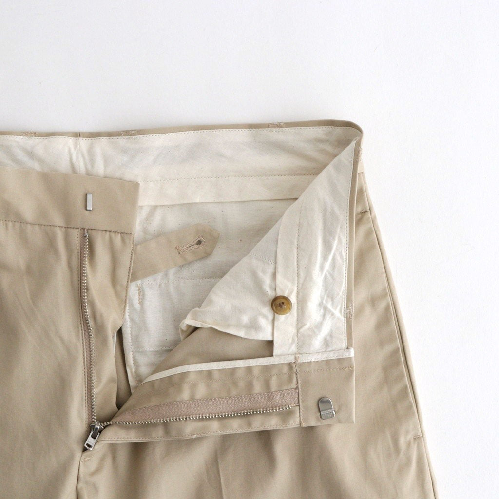 CLASSIC CHINO TROUSERS #BEIGE [FSC261-40213]