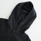縮絨ウールワイドフーディー #CHARCOAL GRAY [D225-T391]