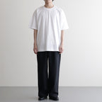 SUVIN 60/2 OVERSIZED T-SHIRT #WHITE [KKAGLM0015]