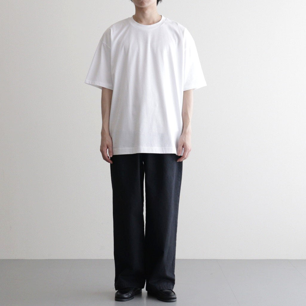 SUVIN 60/2 OVERSIZED T-SHIRT #WHITE [KKAGLM0015]